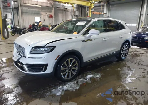 2019 Lincoln Nautilus Select from USA, damaged, VIN 2LMPJ8K94KBL17173